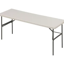 Folding Tables*ICEBERG ® IndestrucTables TOO™ 1200 Series Folding Table, 72x24", Platinum