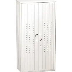 Storage Cabinets*ICEBERG ® Officeworks® Polyethylene Storage Cabinet, Non-Assembled, 66Hx33Wx18D", Platinum