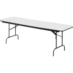 Folding Tables*ICEBERG ® Premium Wood Laminate Folding Tables, 96x30", Gray