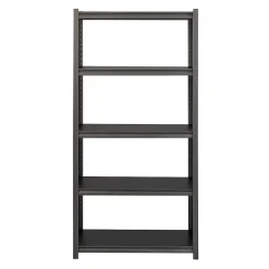 Shelving*Iron Horse 3200 Concealed Rivet 5-Shelf Metal Stand Alone Shelving Unit, 36" W, Gray (20996)