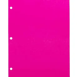 Multipurpose Paper*JAM Paper 3 Hole Punch 24lb Colored Paper, 8.5 x 11, Ultra Fuchsia Pink, 100 Sheets/Pack (354428163)