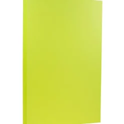 Card Stock*JAM Paper 65 lb. Cardstock Paper, 8.5" x 14", Ultra Lime Green, 50 Sheets/Pack (16730929)