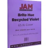 Card Stock*JAM Paper 65 lb. Cardstock Paper, 8.5" x 11", Violet Purple, 250 Sheets/Ream (102426B)