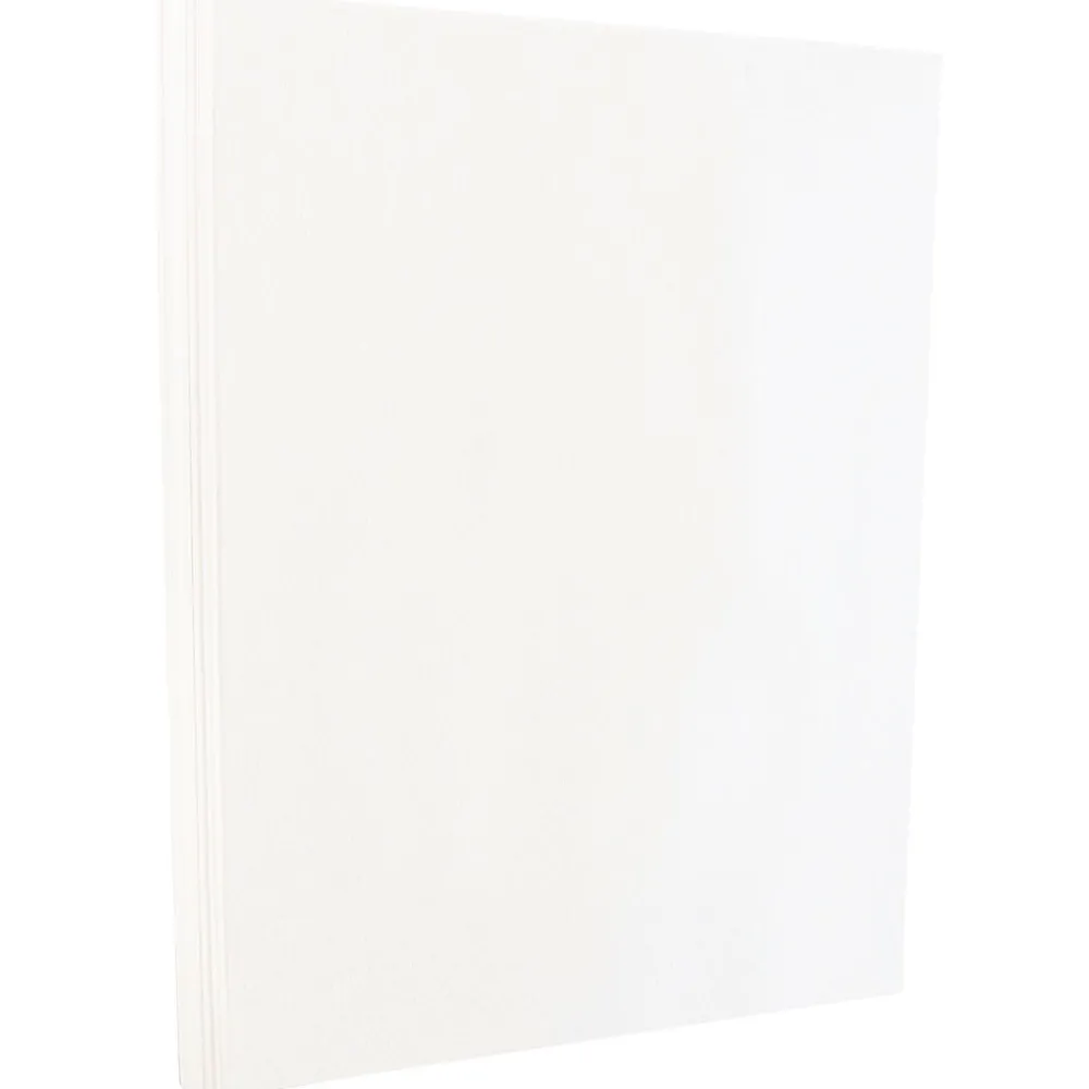 Card Stock*JAM Paper 80 lb. Cardstock Paper, 8.5" x 11", White Glossy, 50 Sheets/Pack (01034702F)