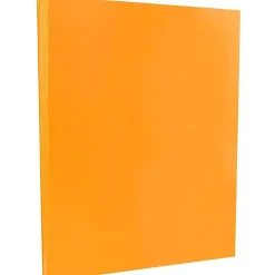 Card Stock*JAM Paper 65 lb. Cardstock Paper, 8.5" x 11", Ultra Orange, 250 Sheets/Ream (151027B)