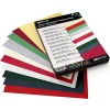 Card Stock*JAM Paper 8.5" x 11" Cardstock, 100lb, Holiday Variety Pack, 100/pack (81211-C-HLDY-1)