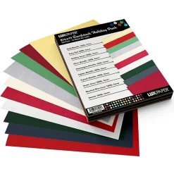 Card Stock*JAM Paper 8.5" x 11" Cardstock, 100lb, Holiday Variety Pack, 100/pack (81211-C-HLDY-1)