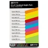 Card Stock*JAM Paper 8.5" x 11" Cardstock, 100lb, Brights Variety Pack , 100/pack (81211-C-BRGHT-1)