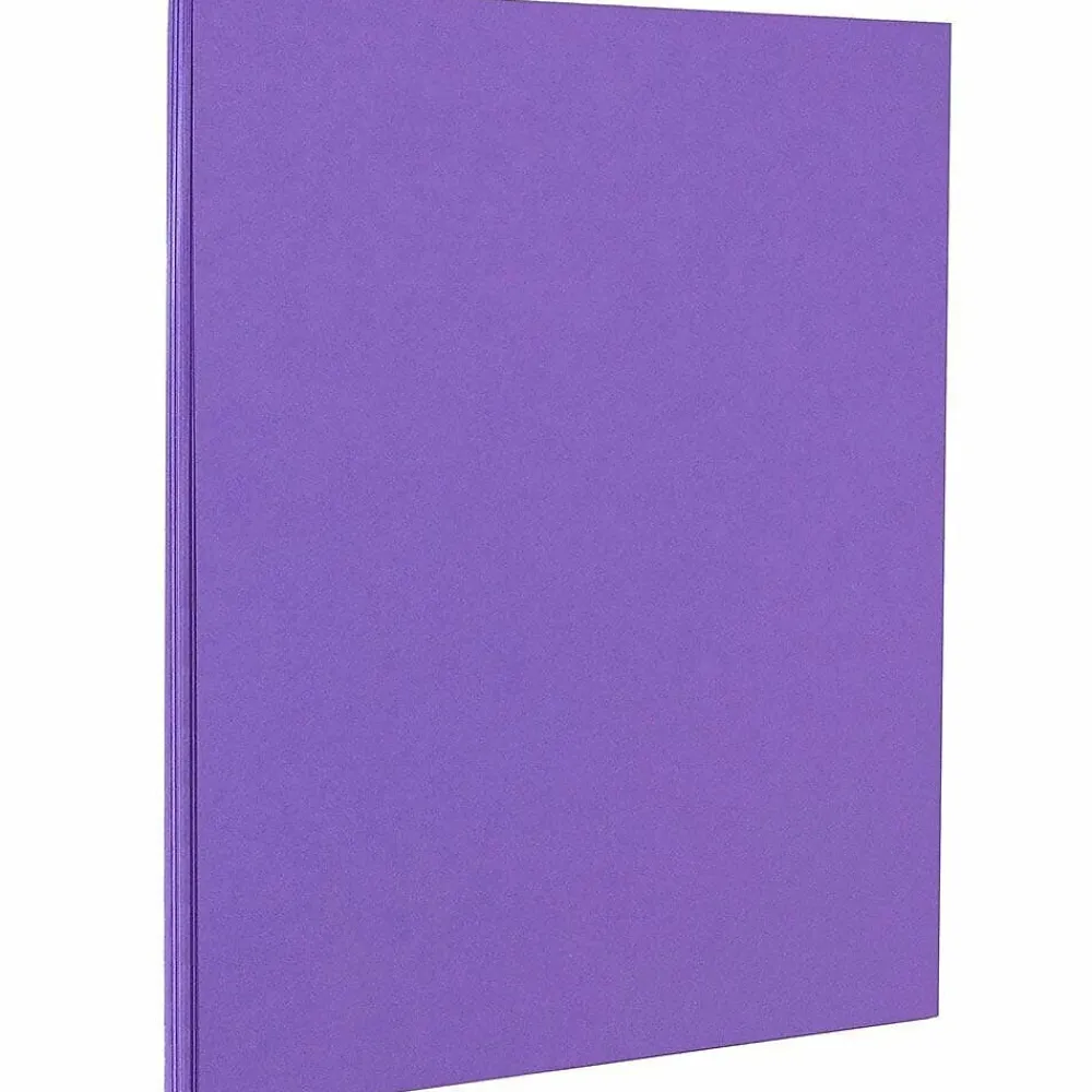 Card Stock*JAM Paper 8.5" x 11" Color Cardstock, 65lb, Violet, 100/pack (102426G)