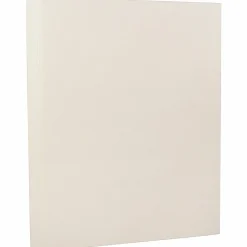 Card Stock*JAM Paper 8.5" x 11" Strathmore Cardstock, 88lb, Natural White Wove, 100/pack (301115G)