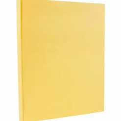 Card Stock*JAM Paper 8.5" x 11" Vellum Bristol Cardstock, 67lb, Light Orange, 100/pack (169821G)