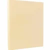 Card Stock*JAM Paper 8.5" x 11" Vellum Bristol Cardstock, 67lb, Cream, 100/pack (169824G)