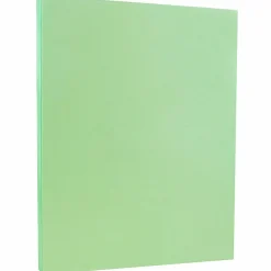 Card Stock*JAM Paper 8.5" x 11" Vellum Bristol Cardstock, 67lb, Green, 100/pack (169826G)