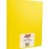 Card Stock*JAM Paper Extra Heavyweight 130 lb. Cardstock Paper, 8.5" x 11", Yellow, 25 Sheets/Pack (295931633)