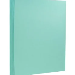 Card Stock*JAM Paper Extra Heavyweight 130 lb. Cardstock Paper, 8.5" x 11", Turquoise, 25 Sheets/Pack (296131624)