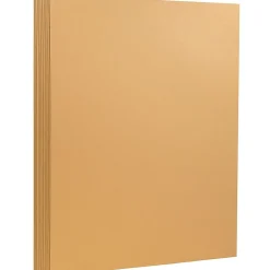 Card Stock*JAM Paper Extra Heavyweight 130 lb. Cardstock Paper, 8.5" x 11", Tan Brown, 25 Sheets/Pack (296431637)
