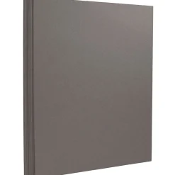 Card Stock*JAM Paper Extra Heavyweight 130 lb. Cardstock Paper, 8.5" x 11", Dark Gray, 25 Sheets/Pack (296631631)