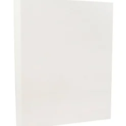 Card Stock*JAM Paper Parchment 65 lb. Cardstock Paper, 8.5" x 11", White, 50 Sheets/Pack (171114)