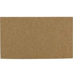 Business Cards*JAM Paper ® Printable Business Cards, 3 1/2 x 2, Brown Kraft Paper Bag Recycled, 100/Pack (22128339)