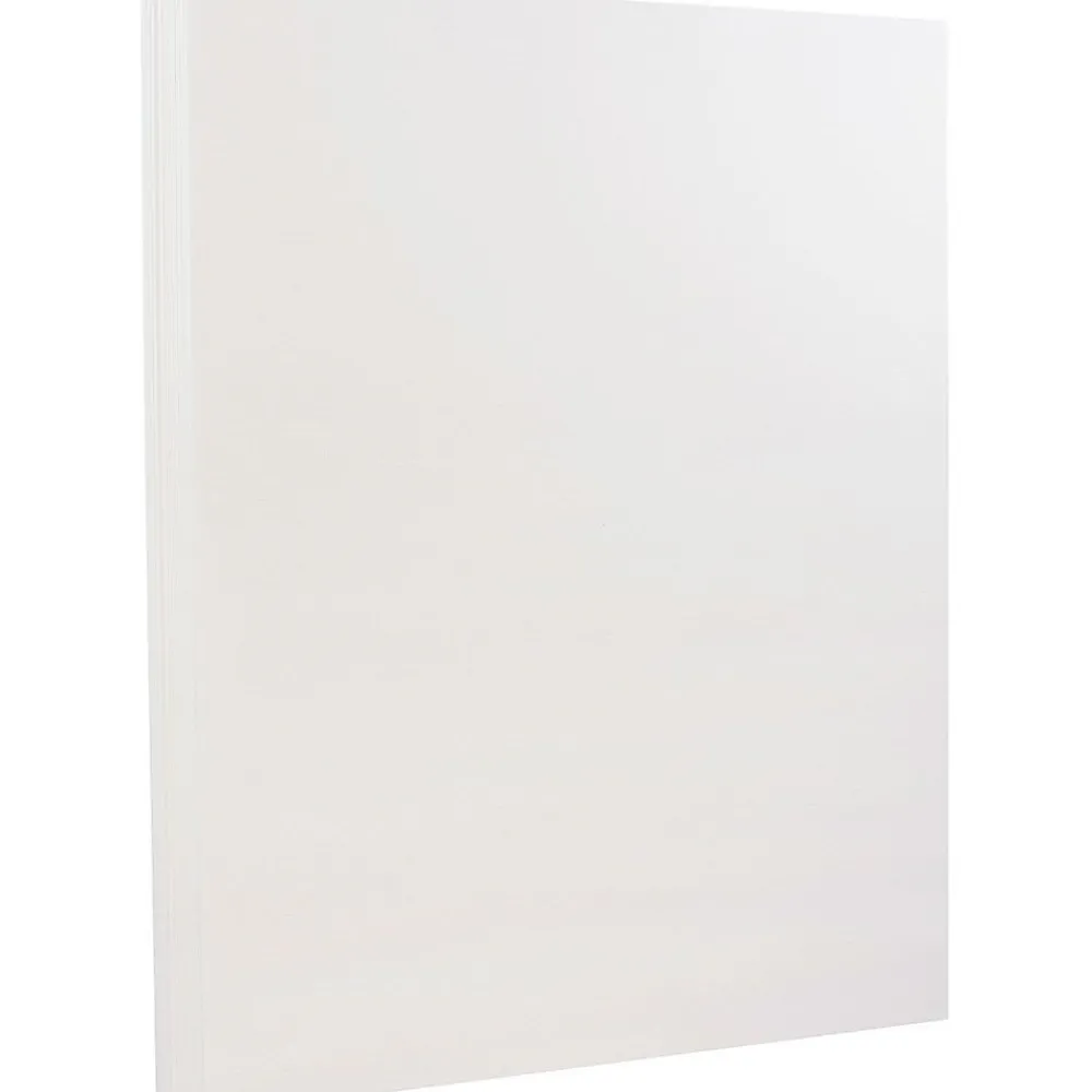 Card Stock*JAM Paper Strathmore 80 lb. Cardstock Paper, 8.5" x 11", Bright White, 50 Sheets/Pack (144000)