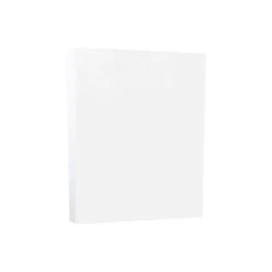 Card Stock*JAM Paper Vellum Bristol 110 lb. Cardstock Paper, 8.5" x 11", White Vellum Bristol, 50 Sheets/Pack (169855)
