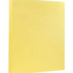 Card Stock*JAM Paper Vellum Bristol 67 lb. Cardstock Paper, 8.5" x 11", Canary Yellow, 50 Sheets/Pack (169822)