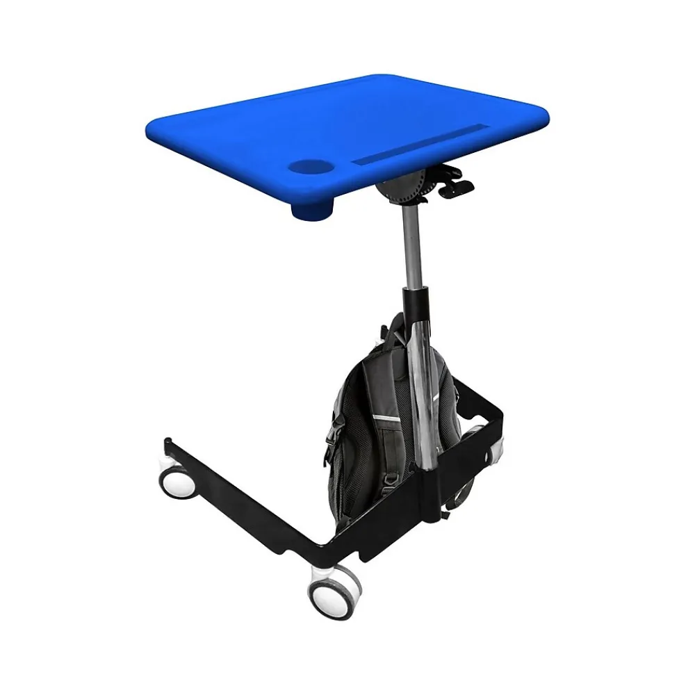 Standing Desks*Kore Design Kids Sit-Stand Mobile Student Desk, Adjustable 31-38", Blue