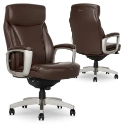 Ergonomic Chairs*La-Z-Boy Arcadian Bonded Leather Executive Chair, (60008) Brown