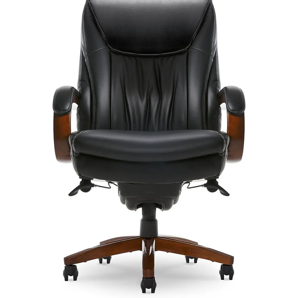 Office Chairs*La-Z-Boy Big & Tall Edmonton Ergonomic Bonded Leather Swivel Executive Chair, Black (45764A)