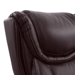 Ergonomic Chairs*La-Z-Boy Harnett Ergonomic Faux Leather Swivel Executive Chair, Coffee (46253B)