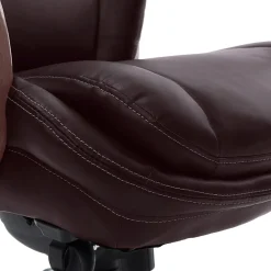 Ergonomic Chairs*La-Z-Boy Harnett Ergonomic Faux Leather Swivel Executive Chair, Coffee (46253B)
