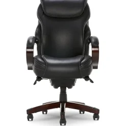 Office Chairs*La-Z-Boy Hyland Ergonomic Bonded Leather Swivel Executive Chair, Black (45779A)