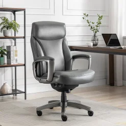 Ergonomic Chairs*La-Z-Boy Leather Executive Chair, (51446) Gray