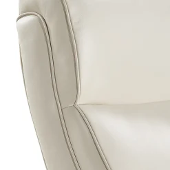 Office Chairs*La-Z-Boy Melrose Ergonomic bonded Leather Swivel Executive Chair, White (CHR10084B)