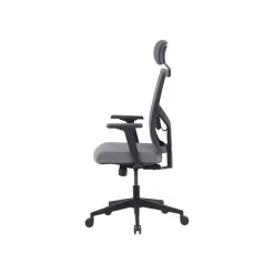 Office Chairs*La-Z-Boy Mesh Back Molded Foam Computer and Desk Chair, Gray (51448) Gray/White