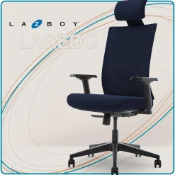 Office Chairs*La-Z-Boy Mesh Swivel Executive Chair, Navy (51489-NVY)