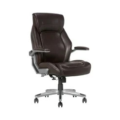 Ergonomic Chairs*La-Z-Boy Meyer Ergonomic Bonded Leather Swivel Executive Chair, (60082-BRN) Brown