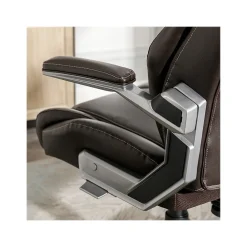 Ergonomic Chairs*La-Z-Boy Meyer Ergonomic Bonded Leather Swivel Executive Chair, (60082-BRN) Brown