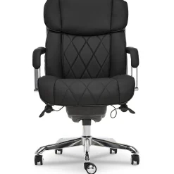 Ergonomic Chairs*La-Z-Boy Sutherland Ergonomic Faux Leather Swivel Computer and Desk Chair, (CHR10048A) Black