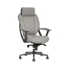 Office Chairs*La-Z-Boy Vannes Ergonomic Polyurethane Swivel Executive Chair, Gray (60101-GRY)