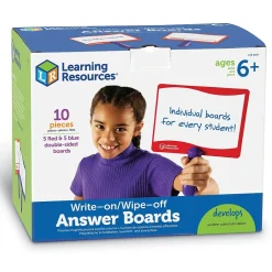 Dry Erase*Learning Resources Dry-Erase Boards, Answer Boards (LER0647)