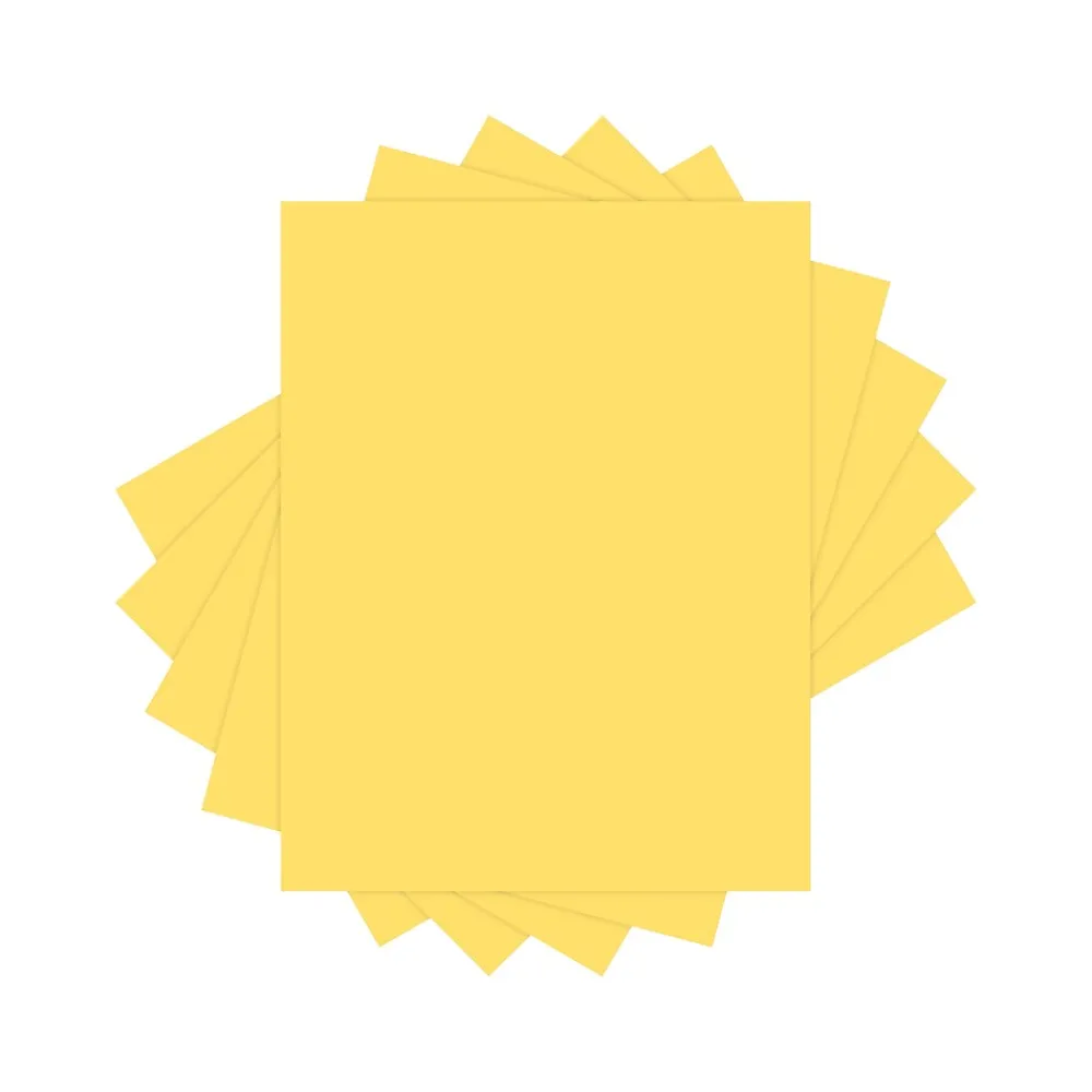 Multipurpose Paper*Lettermark Colors 30% Recycled Colored Paper, 20 lbs., 8.5" x 11", Goldenrod, 500 Sheets/Ream (94299)