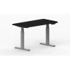 Standing Desks*Life Flo LifeFlo Ergonomics Height Adjustable Desk, 36" W x 24" D x 1 1/8" Thick, Black (LFO-3624-E2-BK)
