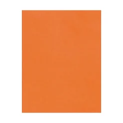 Card Stock*LUX 100 lb. Cardstock Paper, 8.5" x 11", Mandarin, 50 Sheets/Pack (81211-C-55-50)