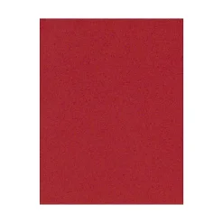 Card Stock*LUX 100 lb. Cardstock Paper, 8.5" x 11", Ruby Red, 50 Sheets/Pack (81211-C-76-50)
