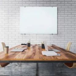 Dry Erase*Luxor Magnetic Wall Mounted Glass Dry Erase Board, 48x36 (WGB4836M)