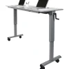 Standing Desks*Luxor 71"W Sit & Stand Desk, Melamine (STAND-NESTC-72)