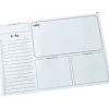 Dry Erase*Martha Stewart 24" x 16.5" Dry-Erase Weekly Planner Board, White (MS109B)