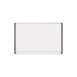Dry Erase*MasterVision ® 48"(H) x 72"(W) Porcelain Magnetic Dry Erase Board, Aluminum Frame, Each