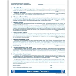 Medical Forms*Medical Arts Press ® Dental Treatment Consent Form; 1-Sided